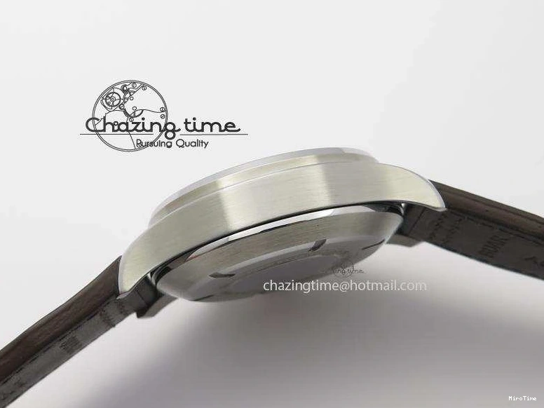 MIROTIME 0320 Pilot Chrono SS IW387808 CF3 ZF 1:1 Best Edition On Brown Leather Strap A Soft 7328